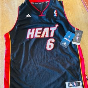 Lebron james #6 Miami Heat swingman Jersey.